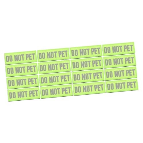 Angoily 16 STK Dienst Hunde Safety Safe todsicher geschengutsein The Edith Eger Dog Jacket hundesicherheitsgeschirre hundezuggeschirr geschke Shinin Patch Gurt Klebeband Etikett Nylon von Angoily