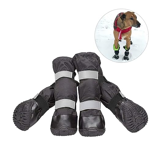 Angoily Hundepfoten 4 Stück Schuhe Für Hunde Haustierschuhe Hundeschuhe Stiefel Für Hunde Hundestiefel Regenstiefel Haustier Hund Hundekleidung von Angoily
