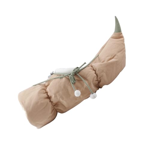Angoily Katzentunnelbett Klappdesign Kätzchen Hängematte Flanell Schlafsack Spielbereich Angoily Katzentunnelbett Klappdesign Kätzchen Hängematte Flanell Schlafsack Spielbereich von Angoily