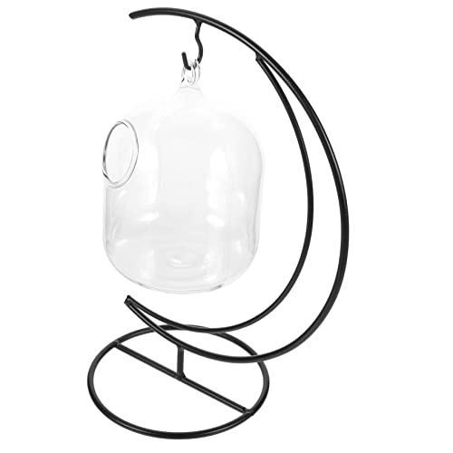 Angoily 1satz Hängendes Glas-Aquarium Mit Metallständer Desktop Betta Tank Für Zuhause Kreative Glasfischschale Für Pflanzen Und Dekoration Für Büro Und Garten Angoily 1satz Hängendes Glas-Aquarium Mit Metallständer Desktop Betta Tank Für Zuhause Kreative Glasfischschale Für Pflanzen Und Dekoration Für Büro Und Garten von Angoily