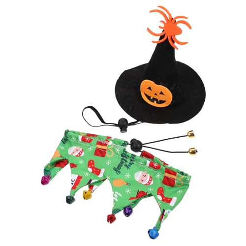 Angoily Katzenkostüme 1 Satz Halloween-Hut hundekostüm Hunde kostüm Halloweenkostüm Hundehut für Halloween Hüte Ornament Halloween-Partydekoration Hunde-Halloween-Kostüme Cosplay Schal von Angoily