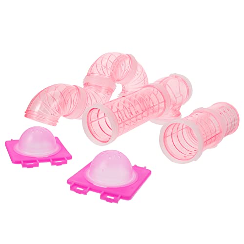 Angoily 12pcs Hamsterkäfig Rohr Set Modulare Kunststoff Anschlussplatten Für Expansion Abenteuer von Angoily
