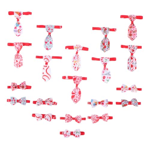 Angoily Haustier Fliege Kragen Romantische Katze Welpen Fliege Set Valentinstag Haustier Zubehör Muster Krawatten Angoily Haustier Fliege Kragen Romantische Katze Welpen Fliege Set Valentinstag Haustier Zubehör Muster Krawatten von Angoily