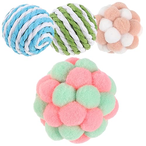 Angoily 1 Satz Katzenspielzeugball Bunter Katzenball Kätzchen-verfolgungsspielzeug Leckerli-Spielzeug Für Katzen Katze Fuzzy-Ball Katzenjagdball Drinnen Interaktive Kugel Plüschkugel Angoily 1 Satz Katzenspielzeugball Bunter Katzenball Kätzchen-verfolgungsspielzeug Leckerli-Spielzeug Für Katzen Katze Fuzzy-Ball Katzenjagdball Drinnen Interaktive Kugel Plüschkugel von Angoily