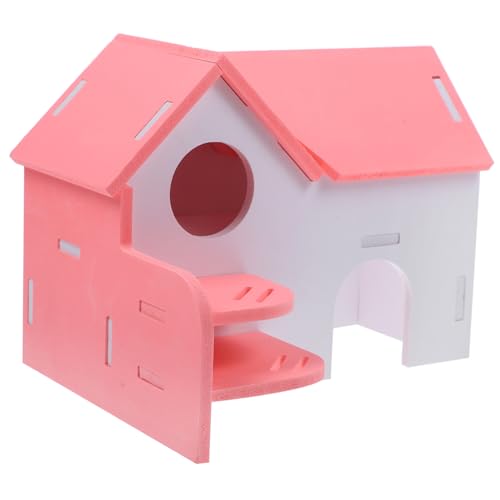 Angoily Stabiles Hamsterhaus Aus PVC Doppelstöckiges Versteck Mit Leiter Für Chinchillas Angoily Stabiles Hamsterhaus Aus PVC Doppelstöckiges Versteck Mit Leiter Für Chinchillas von Angoily
