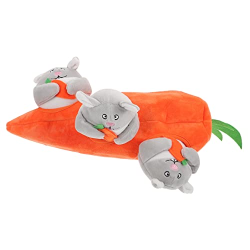 Angoily Interaktives Hundespielzeug Karotte Quietschendes Hunde-Puzzle-Spielzeug Leckerli-Spender für Hunde Spielzeug Gesundheitsspielzeug Angoily Interaktives Hundespielzeug Karotte Quietschendes Hunde-Puzzle-Spielzeug Leckerli-Spender für Hunde Spielzeug Gesundheitsspielzeug von Angoily