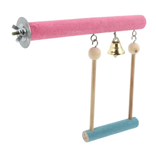 Angoily Papagei Barschständer Vogelspielzeug Nymphensittich Spielzeug Vogel Spielständer Holzmaterial Angoily Papagei Barschständer Vogelspielzeug Nymphensittich Spielzeug Vogel Spielständer Holzmaterial von Angoily