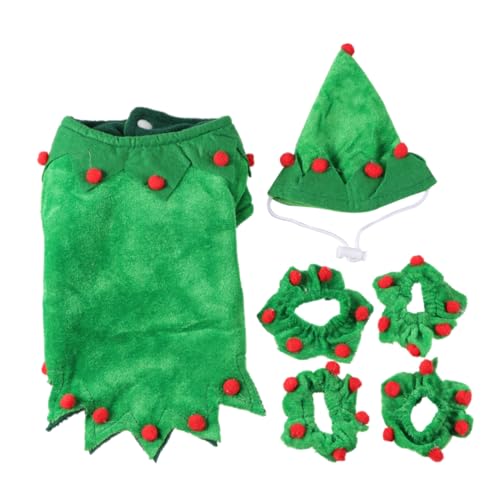 Angoily 1 Satz Weihnachtskostü für Haustiere lustiges Hundekostü Party-Hundetuch Kleider welpen zubehör Haustierkleidung Haustier-Cosplay-Kostü Hündchen Angoily 1 Satz Weihnachtskostü für Haustiere lustiges Hundekostü Party-Hundetuch Kleider welpen zubehör Haustierkleidung Haustier-Cosplay-Kostü Hündchen von Angoily