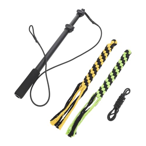 Angoily Hundetrainingsspielzeug-Set Teleskop-flirtstange Interaktives Köderspielzeug 3-teilig Zum Necken für Welpen und Hunde Angoily Hundetrainingsspielzeug-Set Teleskop-flirtstange Interaktives Köderspielzeug 3-teilig Zum Necken für Welpen und Hunde von Angoily