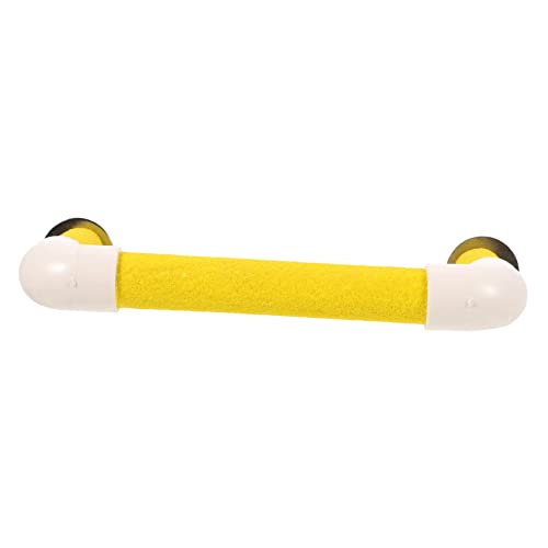 Angoily Haustier Vogel Plattform Sand Pfote Schleifen Stick U-Form Papagei Spielzeug Sitzstangen Vogelkäfig Sitzstange Papagei Spielzeug Gelb 14cm Angoily Haustier Vogel Plattform Sand Pfote Schleifen Stick U-Form Papagei Spielzeug Sitzstangen Vogelkäfig Sitzstange Papagei Spielzeug Gelb 14cm von Angoily