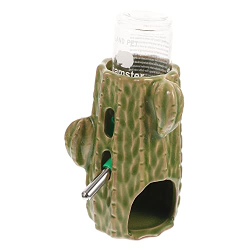 Angoily Eleganter Keramik-flaschenfutterspender in Kaktusform für Hamster 80 Ml Wasserflaschenständer für Den Käfig Kleiner Haustiere Angoily Eleganter Keramik-flaschenfutterspender in Kaktusform für Hamster 80 Ml Wasserflaschenständer für Den Käfig Kleiner Haustiere von Angoily
