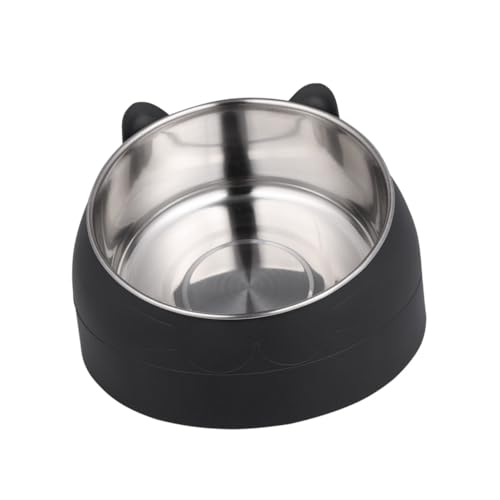 Angoily 1 Stück 304 Metall Schüssel Futterspender Große Hundenäpfe Edelstahl Katzenfutter Wassernapf Hündchenschüsseln Großer Hund Tiernapf Aus Hartmetall Hundenapf Käfig Futternapf Fase von Angoily
