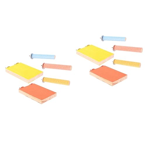 Angoily Spielzeug Für Haustiere 10 STK Vogel Spielset Spielzeug Metall Schleifscheibe Hölzern Haustierzubehör Angoily Spielzeug Für Haustiere 10 STK Vogel Spielset Spielzeug Metall Schleifscheibe Hölzern Haustierzubehör von Angoily