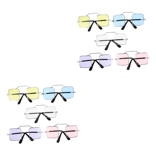 Angoily 2 Sets Spielzeug Haustierbrille Parodie Lustige Katzenbrille Hundebürste Trendy Decor Parodie Brille Für Katze Hund Party Spaß 5 Stück * 2 Angoily 2 Sets Spielzeug Haustierbrille Parodie Lustige Katzenbrille Hundebürste Trendy Decor Parodie Brille Für Katze Hund Party Spaß 5 Stück * 2 von Angoily