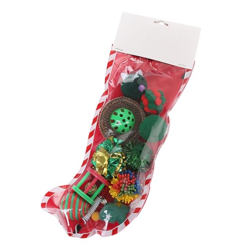 Angoily Weihnachten Katze Interaktive Spielzeug Box 10 Stücke Katze Spielzeug Set Mäuse Bälle Crinkle Bälle Für Angoily Weihnachten Katze Interaktive Spielzeug Box 10 Stücke Katze Spielzeug Set Mäuse Bälle Crinkle Bälle Für von Angoily