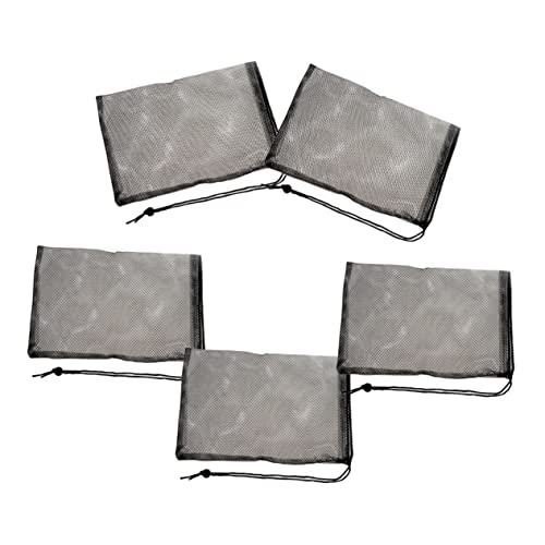 Angoily Fisch Tank Mesh Taschen 20x30cm Schwarz 10 Stücke Set Drift Beutel Für Aquarium Wartung von Angoily