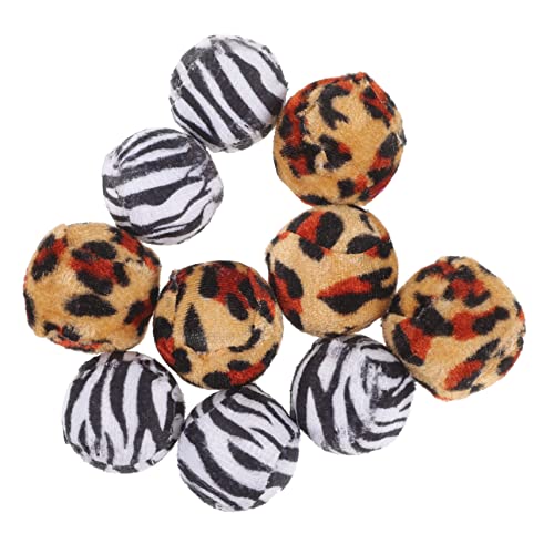 Angoily 10stücke Interaktiver Katzenspielzeugbälle Spielerisches Training Für Katzen Geräuschvolle Bälle Mit Katzenminze Leicht Und Tragbar Für Indoor-spielaktivitäten Zufällige von Angoily