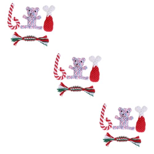 Angoily 12 STK Haustier Weihnachtsspielzeug Spielzeug Zum Necken Von Katzen Plüschtier Strapazierfähige Seilspielzeuge Kleines Hundespielzeug Kauspielzeug Baumwollseil Haustier Hund Knoten Angoily 12 STK Haustier Weihnachtsspielzeug Spielzeug Zum Necken Von Katzen Plüschtier Strapazierfähige Seilspielzeuge Kleines Hundespielzeug Kauspielzeug Baumwollseil Haustier Hund Knoten von Angoily