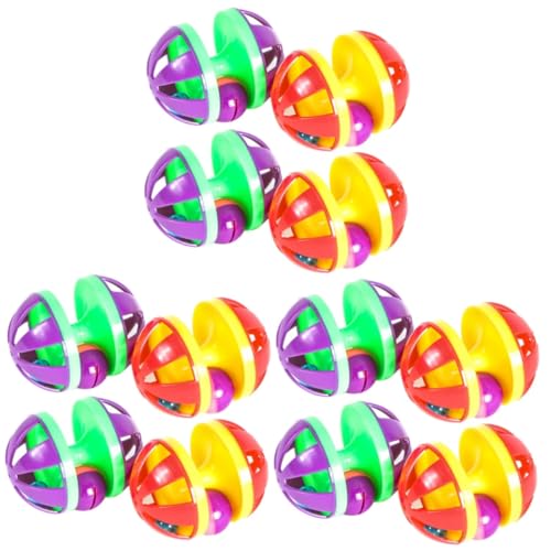 Angoily 12 STK Katze neckt Ball Heimtierbedarf. Haustierbedarf Katzen klingen Spielzeuge Haustierzubehör Katzenball-Spielzeug Kugeltyp Hauskatze Spielzeugball Katzenspielzeug Glocke Kugel Angoily 12 STK Katze neckt Ball Heimtierbedarf. Haustierbedarf Katzen klingen Spielzeuge Haustierzubehör Katzenball-Spielzeug Kugeltyp Hauskatze Spielzeugball Katzenspielzeug Glocke Kugel von Angoily