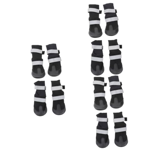 Angoily 3er-Set Mittelgroße Bis Große Hundestiefel Schneefest Bequem Größe L Schuhe Für Hunde Zum Wandern Und Spazierengehen 4 Stück X 3 von Angoily