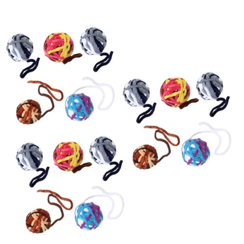 Angoily 15 Garnknäuel Für Katzenspielzeug Necken Trackball Angoily 15 Garnknäuel Für Katzenspielzeug Necken Trackball von Angoily