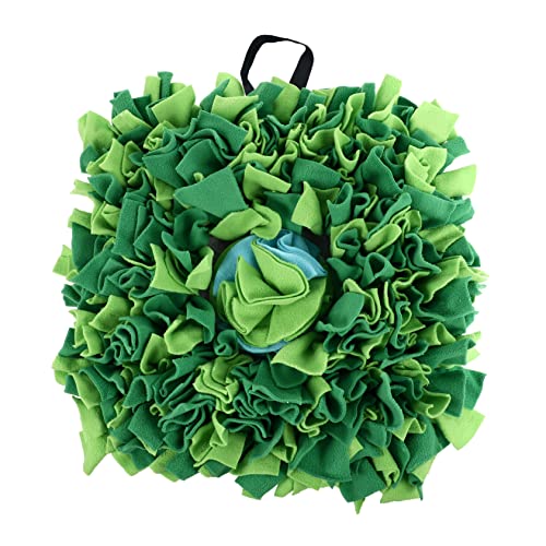 Angoily 1pc Hund Snuffle Matte Nahrungssuche Pad Multi-funktionale Training Kissen Haustiere Gras Sniff Matte Hund Fütterung Matte von Angoily