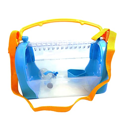 Angoily 1stk Outdoor-zubehör Meerschweinchen Wasserflasche Reiserucksack Kaninchenzubehör Katzengehege Für Kaninchen-wasserflasche Blaue Accessoires Haustierhaus Reisen Hamster Riemenkäfig von Angoily