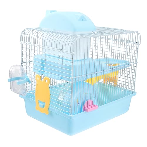 Angoily 2-stöckiger Hamsterkäfig Doppelstöckiges Hamsterhaus Acryl-haustiervilla Rutschrad für Chinchillas Haustiere Licht Angoily 2-stöckiger Hamsterkäfig Doppelstöckiges Hamsterhaus Acryl-haustiervilla Rutschrad für Chinchillas Haustiere Licht von Angoily