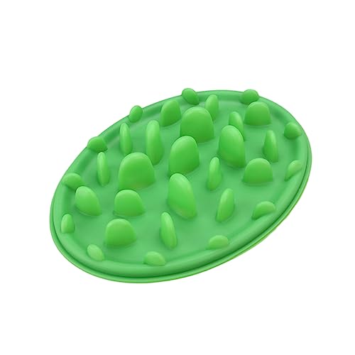 Angoily Silikon Pet Slow Feeder Bowl Große Runde Slow Eating Bowl Für Hunde Katzen Material Verhindert von Angoily