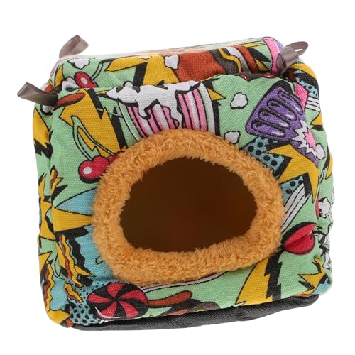 Angoily 1stück Hamster Nest Für Winter Gemütliches Schlafhaus Für Kleine Haustiere Leicht Und Tragbar Für Hamster Meerschweinchen Igel Cartoon-Design Für Süße Tiere Angoily 1stück Hamster Nest Für Winter Gemütliches Schlafhaus Für Kleine Haustiere Leicht Und Tragbar Für Hamster Meerschweinchen Igel Cartoon-Design Für Süße Tiere von Angoily
