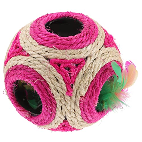 Angoily 1Stk Ball aus Hanfseil mit sechs Löchern Ballspielzeug für Katzen Katzenbissball Spielzeuge Katzenball-Spielzeug Pet-Ball-Spielzeug Hündchen Sisalkugel Spielzeugball Kätzchen Angoily 1Stk Ball aus Hanfseil mit sechs Löchern Ballspielzeug für Katzen Katzenbissball Spielzeuge Katzenball-Spielzeug Pet-Ball-Spielzeug Hündchen Sisalkugel Spielzeugball Kätzchen von Angoily