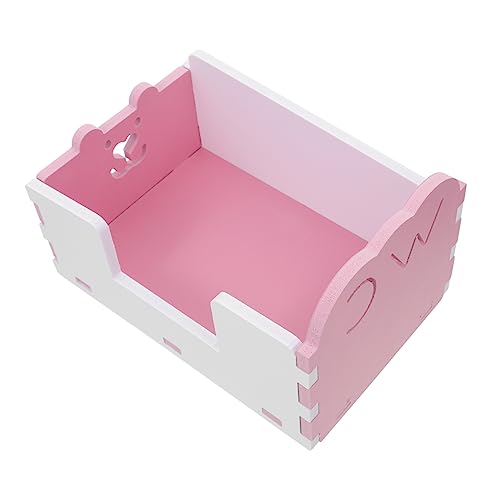 Angoily 1stk Hamster Toilette Small Pet Toilet Urinal Für Meerschweinchen Kleine Haustiertoilette Hygieneartikel Für Katzenstreu Im Badezimmer Anti-flutsch-Toilette Badesand Quadrat PVC von Angoily