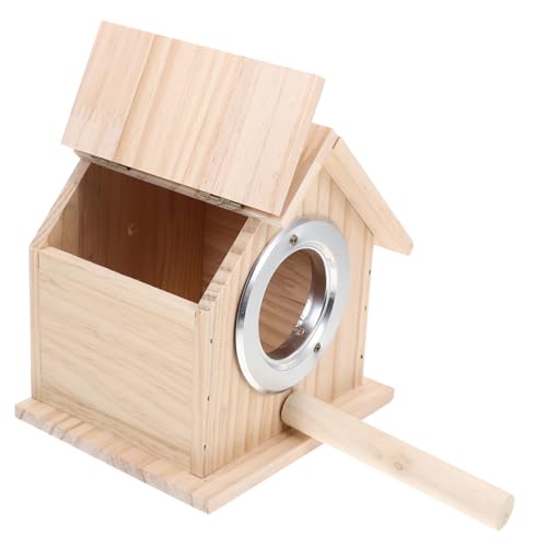 Angoily Haustier Vogelnest Holz Vögel Nest Vogelhaus Zucht Box Nistkästen Für Haushalt Haustiere Größe von Angoily