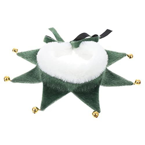 Angoily 1stück Haustier Weihnachts Schal Mit Glocken Warmes Und Langlebiges Hundehalsband Für Winter Für Hunde Und Katzen Komfortable Und Stilvolle Weihnachtsmode Für Haustiere von Angoily