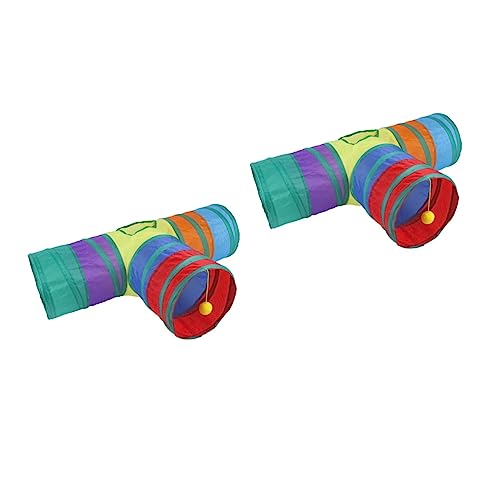 Angoily 2 Stück Katzentunnel Interaktives Spielzeug Faltbarer Katzenzelttunnel Für Hauskatzen Spaß Und Entspannung Angoily 2 Stück Katzentunnel Interaktives Spielzeug Faltbarer Katzenzelttunnel Für Hauskatzen Spaß Und Entspannung von Angoily