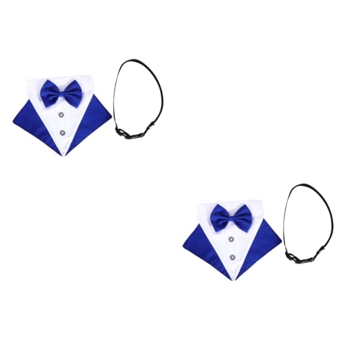 Angoily 2 Sets Hunde-Bandana Atmungsaktives Haustier-lätzchen-Halsband Stilvoller Hundeschal Für Geburtstage Und Festliche Anlässe Angoily 2 Sets Hunde-Bandana Atmungsaktives Haustier-lätzchen-Halsband Stilvoller Hundeschal Für Geburtstage Und Festliche Anlässe von Angoily