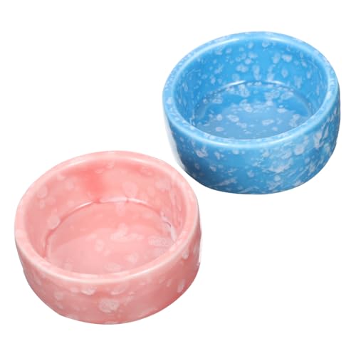 Angoily Futternapf-Set Für Hamster Und Meerschweinchen – Keramik Schlichtes Design Leicht Zu Reinigen Angoily Futternapf-Set Für Hamster Und Meerschweinchen – Keramik Schlichtes Design Leicht Zu Reinigen von Angoily