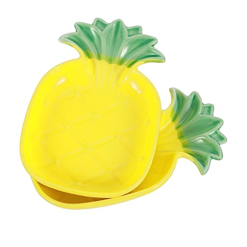 Angoily Entzückender Keramik-futternapf in Ananasform 2er-Pack Futternapf Für Kleintiere Für Hamster Stabiles Design Angoily Entzückender Keramik-futternapf in Ananasform 2er-Pack Futternapf Für Kleintiere Für Hamster Stabiles Design von Angoily