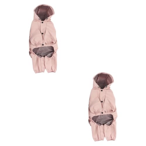 Angoily 2 Stücke Pet Regenmantel Welpen Reflektierende Regenmantel Hund Kleidung Stilvolle Robuste Hund Jacke Angoily 2 Stücke Pet Regenmantel Welpen Reflektierende Regenmantel Hund Kleidung Stilvolle Robuste Hund Jacke von Angoily