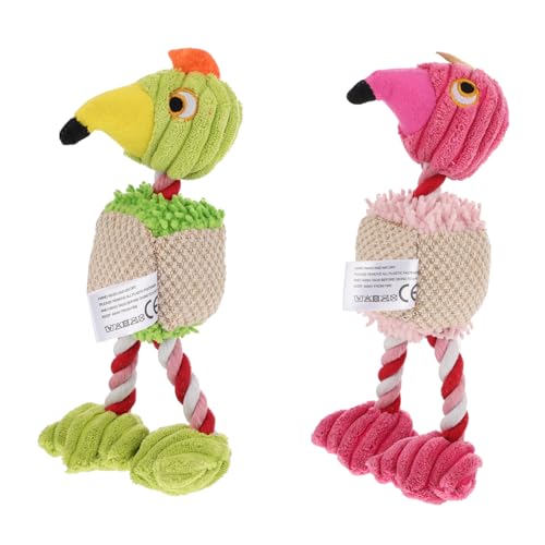 Angoily 2stücke Teiliges Interaktives Kauspielzeug Für Hunde Cartoon Flamingo Zahnpflege Spielzeug Mit Quietscher Geeignet Für Kleine Und Mittelgroße Haustiere Und Fördert Angoily 2stücke Teiliges Interaktives Kauspielzeug Für Hunde Cartoon Flamingo Zahnpflege Spielzeug Mit Quietscher Geeignet Für Kleine Und Mittelgroße Haustiere Und Fördert von Angoily