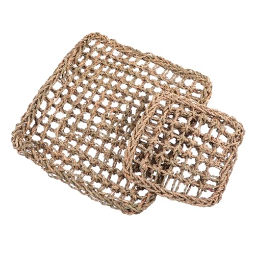Angoily 2 Stücke Gras Matte Bunny Chinchilla Aktivität Woven Bett Matte Für Guinea Eichhörnchen Pet Liefert Angoily 2 Stücke Gras Matte Bunny Chinchilla Aktivität Woven Bett Matte Für Guinea Eichhörnchen Pet Liefert von Angoily