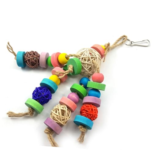 Angoily Papageien-kauspielzeug 2 Stück Rattan-Schnur Zum Aufhängen Papageien-Spielzeug Vogel-beißspielzeug Papageien-futtersuch-schredder-Spielzeug Zufällige Farbe Angoily Papageien-kauspielzeug 2 Stück Rattan-Schnur Zum Aufhängen Papageien-Spielzeug Vogel-beißspielzeug Papageien-futtersuch-schredder-Spielzeug Zufällige Farbe von Angoily