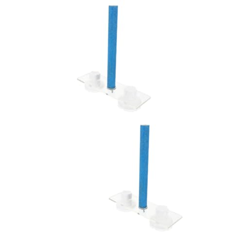 Angoily 2 Stücke Papagei Schleifen Stange Stehend Stange für Papagei Käfig Papagei Barsch Spielzeug Sicher für Papageien von Angoily