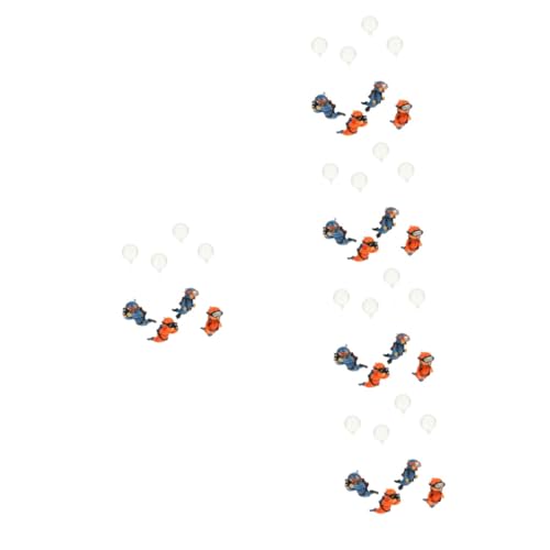 Angoily 20 STK Aquarium Landschaftsbau Ornamente Zarte Aquarienverzierung Schwimmende Taucherfigur Spielzeuge Entzückender Schwimmender Taucher Klein Haushalt PVC Zubehör Für Aquarien Büro von Angoily