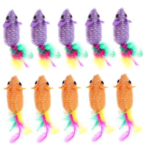 Angoily 2sets Lustige Spielzeug Set Katze Mäuse Realistische Pet Spielzeug Kätzchen Und Katzen 10 Stücke * 2 Angoily 2sets Lustige Spielzeug Set Katze Mäuse Realistische Pet Spielzeug Kätzchen Und Katzen 10 Stücke * 2 von Angoily