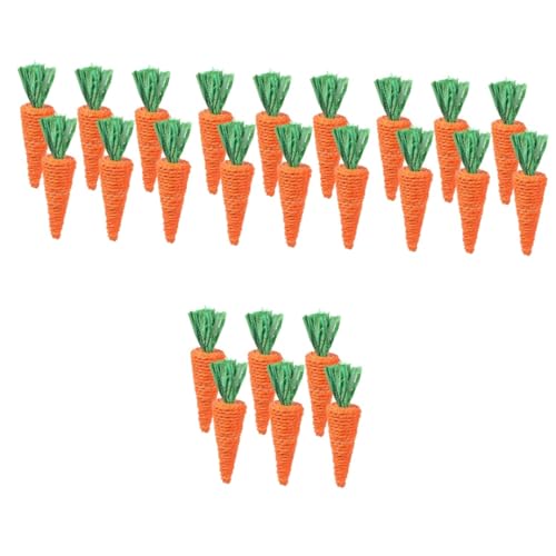 Angoily 4 Sets Hasen-Karotten-Spielzeug Für Haustierprodukte Gewebtes Rettich-Spielzeug Bereicherungsspielzeug Molar-Relief-kauspielzeug 6 Stück * 4 Angoily 4 Sets Hasen-Karotten-Spielzeug Für Haustierprodukte Gewebtes Rettich-Spielzeug Bereicherungsspielzeug Molar-Relief-kauspielzeug 6 Stück * 4 von Angoily