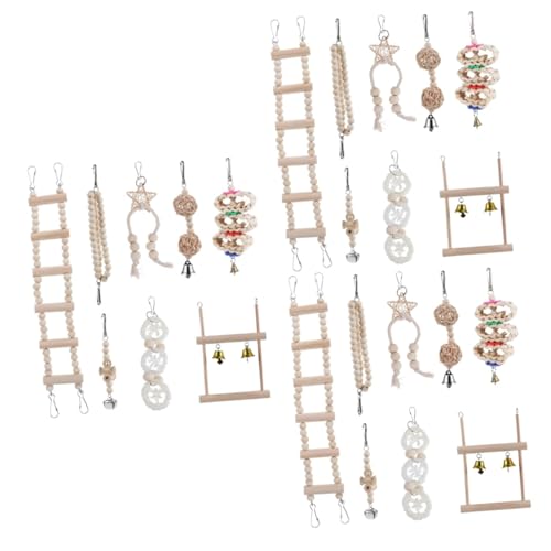 Angoily 3er-Sets Vogelkäfig-Spielzeug Vogelkauspielzeug Vogelspielzeug Haustierspielzeug Aus Sicherem Material Für Vögel 8 Stück * 3 Angoily 3er-Sets Vogelkäfig-Spielzeug Vogelkauspielzeug Vogelspielzeug Haustierspielzeug Aus Sicherem Material Für Vögel 8 Stück * 3 von Angoily