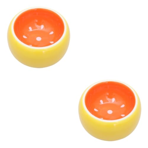 Angoily 2 Stücke Hamster Feeder Pet Keramik Feeder Runde Schüssel Gericht Für Trocken Nass Lebensmittel Geeignet Für Kaninchen Material Angoily 2 Stücke Hamster Feeder Pet Keramik Feeder Runde Schüssel Gericht Für Trocken Nass Lebensmittel Geeignet Für Kaninchen Material von Angoily