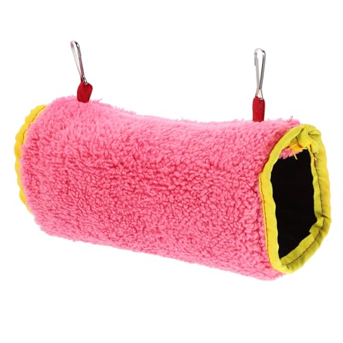 Angoily 2 Stücke Meerschweinchen Hängematte Chinchilla Nest Hamster Unterschlupf 11x22cm Seil Haustier Hängen Bett für Tiere von Angoily