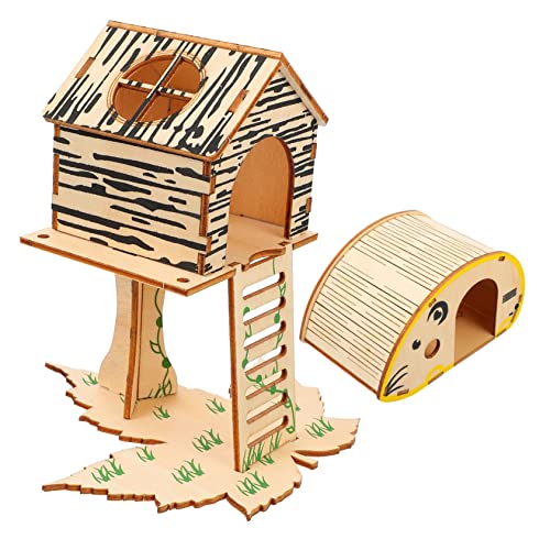 Angoily 2stücke Teiliges Hamsterhaus Klettergerüst Für Hamster Spielzeug Versteck Für Kleintiere Natürliche Langlebig Individuell Gestaltbar Für Stundenlangen Spaß Angoily 2stücke Teiliges Hamsterhaus Klettergerüst Für Hamster Spielzeug Versteck Für Kleintiere Natürliche Langlebig Individuell Gestaltbar Für Stundenlangen Spaß von Angoily
